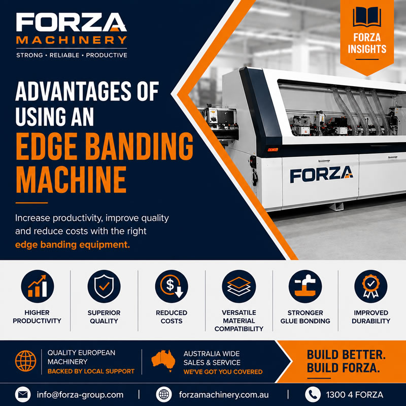 Edgebanders and Edge Banding Machines | Forza Machinery