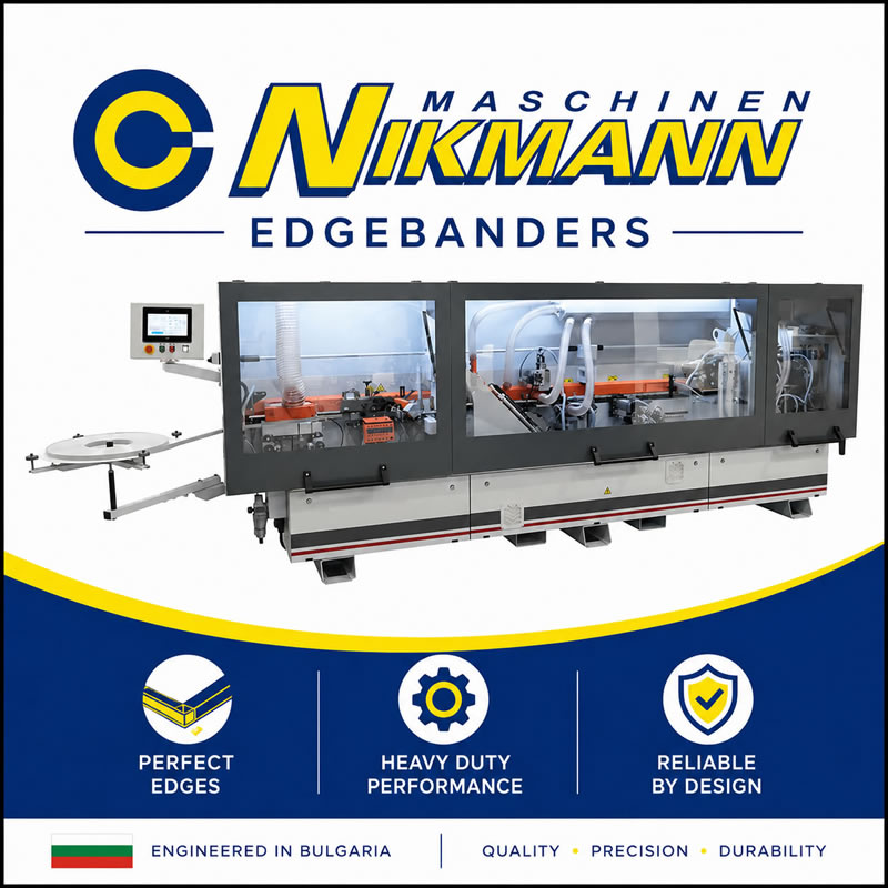 NikMann professional edge banding machines