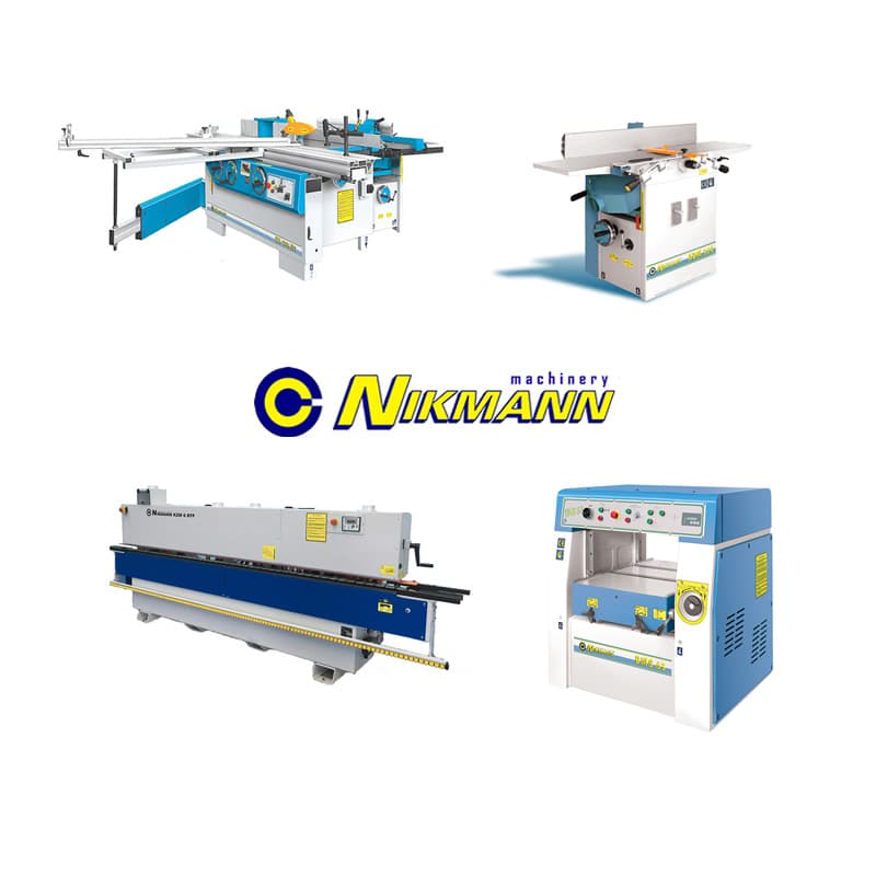 NikMann woodworking machinery supplied by Forza Machinery