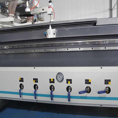 vacuum table sections