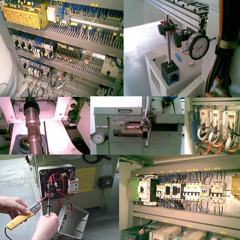 Forza Machinery technician servicing woodworking machine