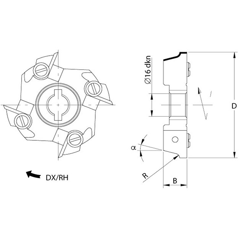 Cutterheads for edgebanding machines