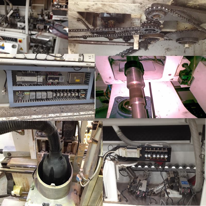 Forza Machinery technician servicing woodworking machine