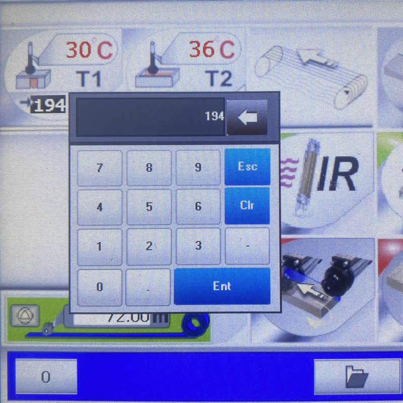 temperature controller on NikMann edgebanders