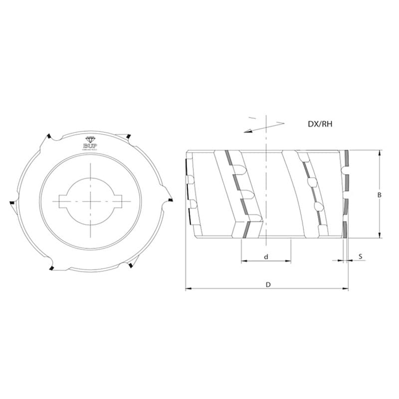Pre-milling cutter for edgebanders