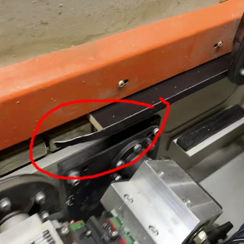 extra tape on a back of the panel