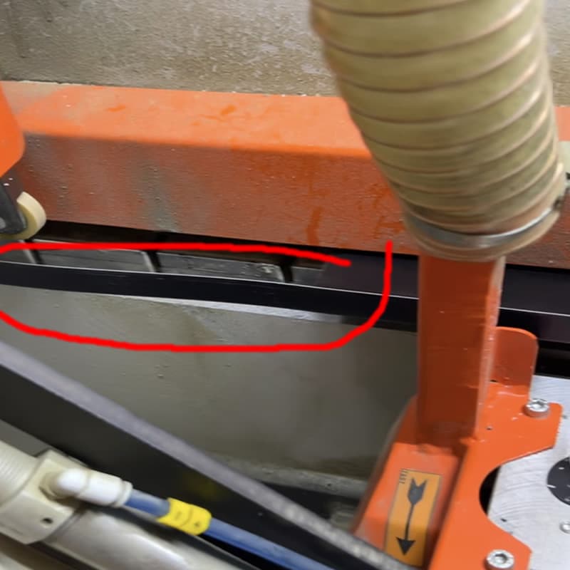 extra tape on a back of the panel